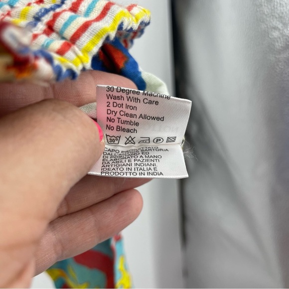 Antica sartoria by Giacomo Cirque Multicolored Full Zip Beaded Jacket Size S/M - Picture 5 of 9